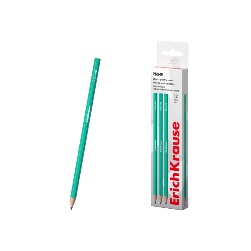 Crayon graphite HB ErichKrause Prime turquoise 2,2 mm Crayon graphite HB ErichKrause Prime turquoise 2,2 mm
