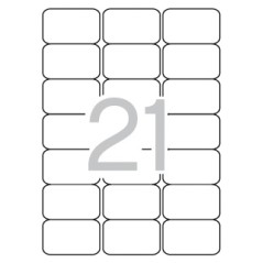 ✅ Apli Étiquettes Blanches Permanentes 63,5 x 38,1 mm 25 Feuilles couleur Blanc en stock