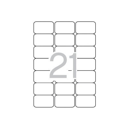 ✅ Apli Étiquettes Blanches Permanentes 63,5 x 38,1 mm 25 Feuilles couleur Blanc en stock