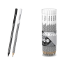 Crayon graphite ErichKrause Illusion HB noir/blanc Crayon graphite ErichKrause Illusion HB noir/blanc