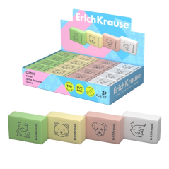 Assortiment de gommes colorées