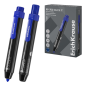 Marqueur permanent rétractable ErichKrause RP-700 bleu 2 mm