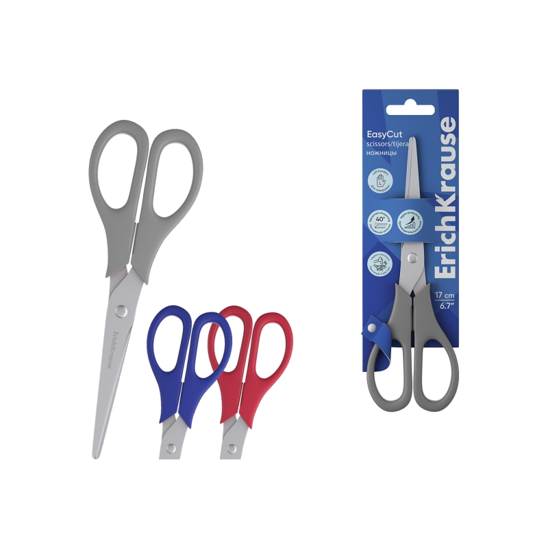 Ciseaux pour gauchers 17 cm ErichKrause, assortis Ciseaux pour gauchers 17 cm ErichKrause, assortis