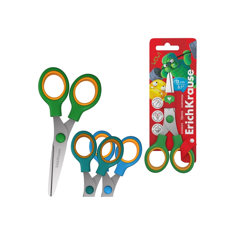 Ciseaux Junior Softy Jolly Friends 13 cm assortis Ciseaux Junior Softy Jolly Friends 13 cm assortis