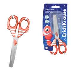 ciseaux poisson clown orange