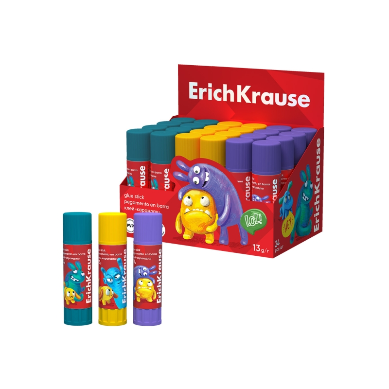 ErichKrause EasyStick colle bâton 24 x 13 g, blanc ErichKrause EasyStick colle bâton 24 x 13 g, blanc
