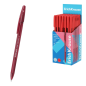 Stylo-bille ErichKrause R-301 rouge 1,0 mm transparent
