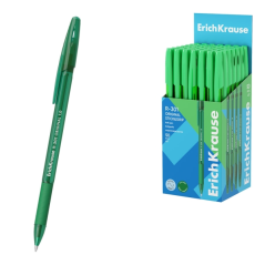 Stylo bille vert transparent