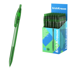 stylo bille rétractable vert