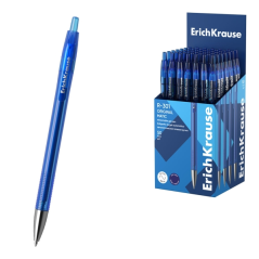 Stylo gel rétractable bleu