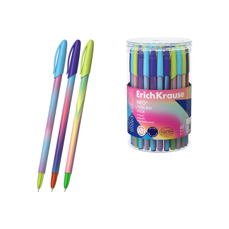 Stylo-bille ErichKrause Neo Stick Bleu 0,26 mm