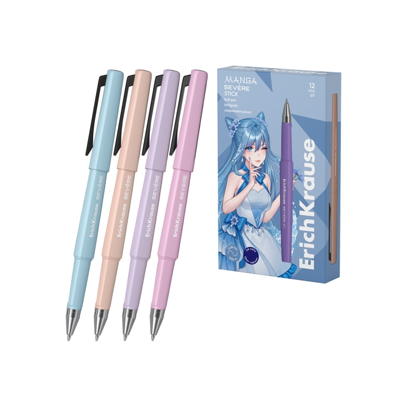 Stylo manga ErichKrause bleu 0,28 mm séchage rapide