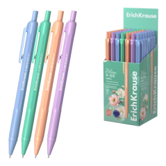 stylo bille rétractable bleu