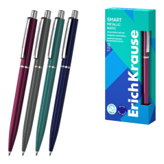 stylo bille rétractable bleu