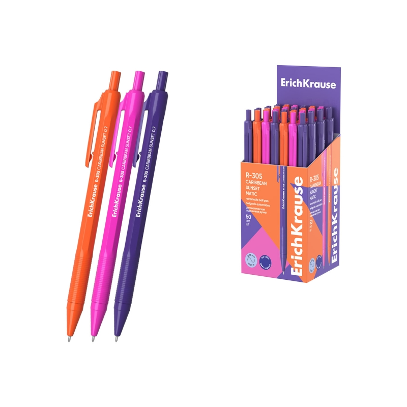 ErichKrause R-305 stylo-bille rétractable bleu 0,35 mm ErichKrause R-305 stylo-bille rétractable bleu 0,35 mm