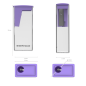 Expositor 16 taille-crayons réservoir ErichKrause couleurs assorties