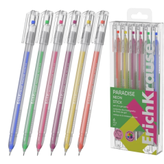 stylos fins néon ErichKrause assortis