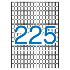 ✅ Apli A5 Étiquettes Blanches 8.0 x 12.0mm 15 Feuilles couleur Blanc en stock