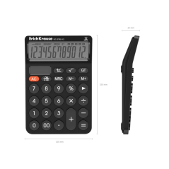 Calculatrice de bureau ErichKrause DC-2792-12 12 chiffres noir
