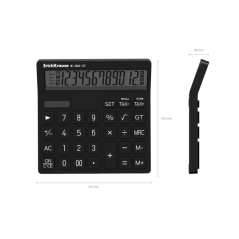 Calculatrice de bureau ErichKrause DC-2860-12T 12 chiffres noire
