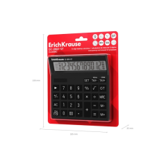 calculatrice noire ErichKrause 12 chiffres