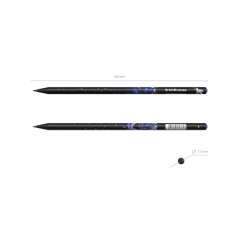 Crayon graphite HB ErichKrause, corps rond, assorti