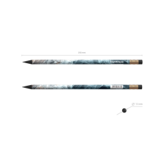 Crayons graphite assortis gomme HB