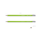 Crayon graphite ErichKrause JOY Reef HB avec gomme, assortis Crayon graphite ErichKrause JOY Reef HB avec gomme, assortis
