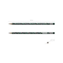 Crayon papier HB floral