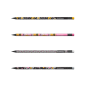 Crayon graphite ErichKrause HB avec gomme, assorti Crayon graphite ErichKrause HB avec gomme, assorti