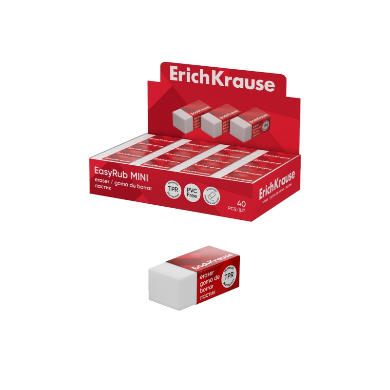 Gomme de bureau Mini ErichKrause blanche x40