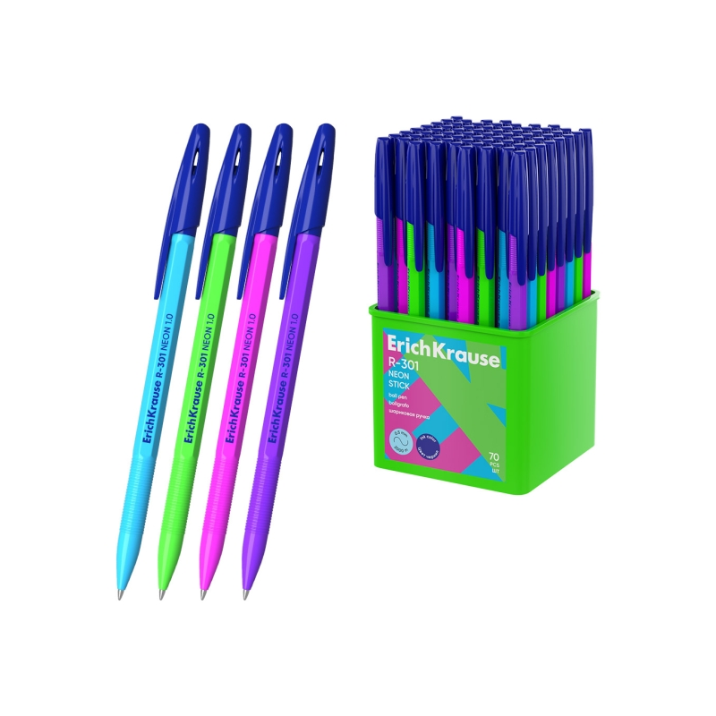 Stylo bille ErichKrause R-301 bleu 0,5mm Stylo bille ErichKrause R-301 bleu 0,5mm