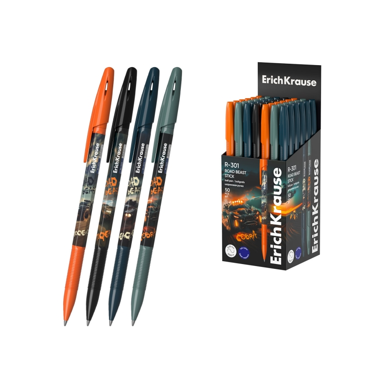 ErichKrause R-301 Stylo-bille bleu 0,35 mm capuchon ErichKrause R-301 Stylo-bille bleu 0,35 mm capuchon