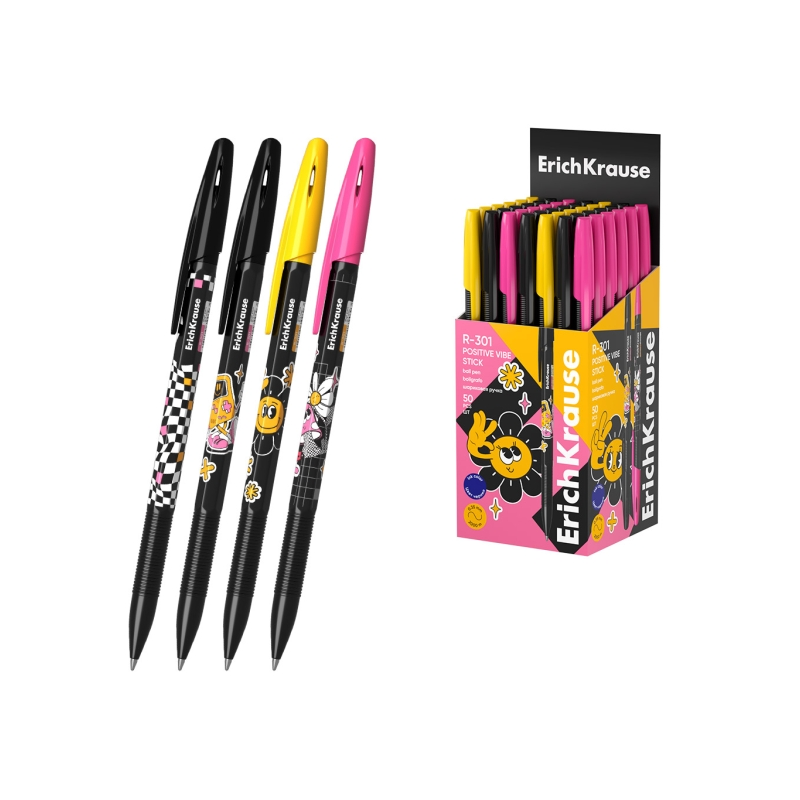 ErichKrause R-301 Stylo-bille bleu 0,35 mm capuchon ErichKrause R-301 Stylo-bille bleu 0,35 mm capuchon