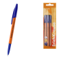 Stylo-bille ErichKrause Slender Stick bleu 0,7 mm x4