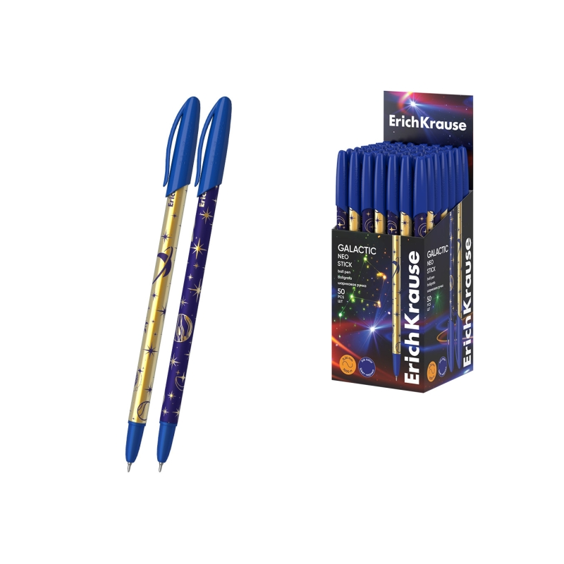 Stylo-bille ErichKrause Neo Stick Galactic bleu 0,26 mm Stylo-bille ErichKrause Neo Stick Galactic bleu 0,26 mm