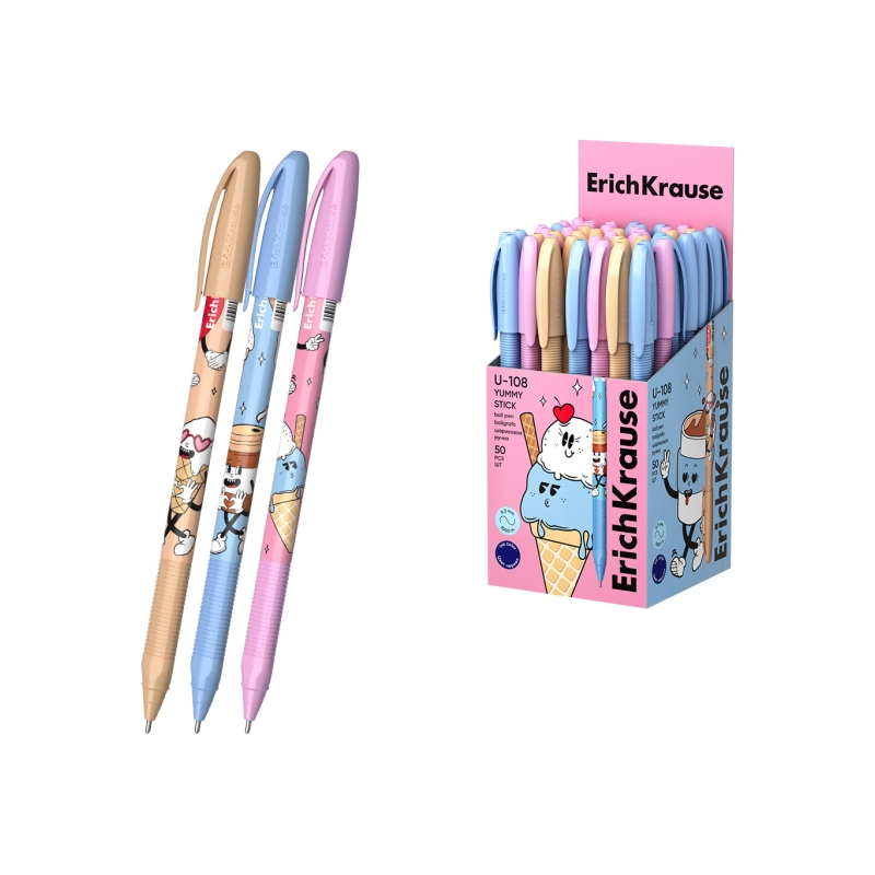 Stylo-bille ErichKrause U-108 Stick bleu 0,3 mm