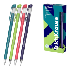 stylo bille bleu ErichKrause caoutchouc