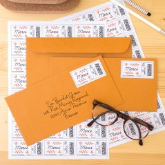 ✅ Apli étiquettes blanches permanentes 70,0 x 37,0 mm 500 feuilles couleur Blanc en stock