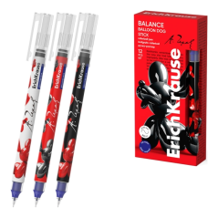 stylo bleu ErichKrause motif chien