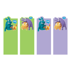 ErichKrause Jolly Friends 4 blocs 20 marque-pages assortis