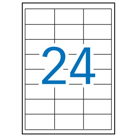 ✅ Apli étiquettes blanches permanentes 64,6 x 33,8 mm 500 feuilles couleur Blanc en stock