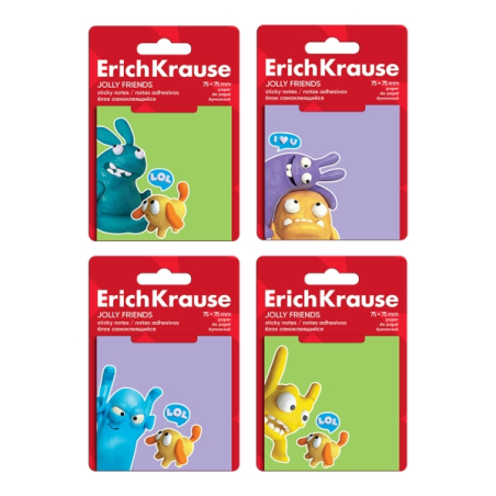 bloc notes adhésives couleurs ErichKrause