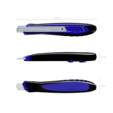Cutter automatique 9mm ErichKrause Megapolis couleurs assorties