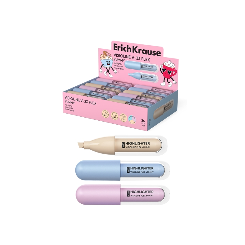 ErichKrause Visioline V-23 surligneurs assortis x24