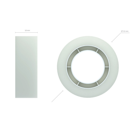 ErichKrause Pack 4 rubans adhésifs invisibles 18mm x 20m transparent