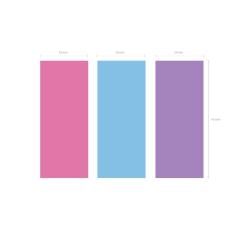 Marque-pages repositionnables ErichKrause Yummy 3x20 couleurs