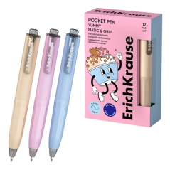 stylo bille bleu ErichKrause grip