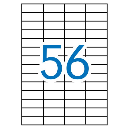 ✅ Apli étiquettes blanches permanentes 52,5 x 21,2 mm 500 feuilles couleur Blanc en stock