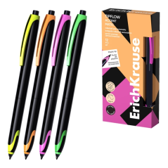 stylo rétractable noir ErichKrause 0,4